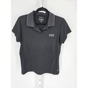 Rancho Manana Club Women's Black Polo Short Sleeve Collared T-shirt Size M